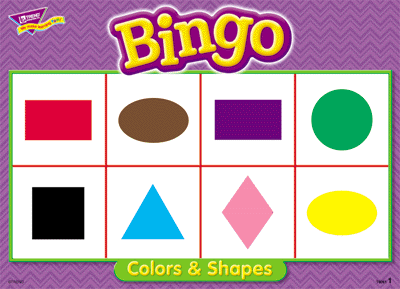 Bingo Games, Colors & Shapes