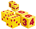 Giant Soft Cube Set, Set of 6 cubes