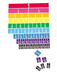 Overhead Rainbow Fraction® Tiles, Set of 51