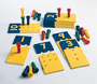 Number Puzzle-Boards & Pegs