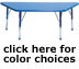 Creative Colors® Activity Tables, 24" x 48" Trapezoid