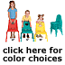 Creative Colors® Split Bucket Chairs, 14"